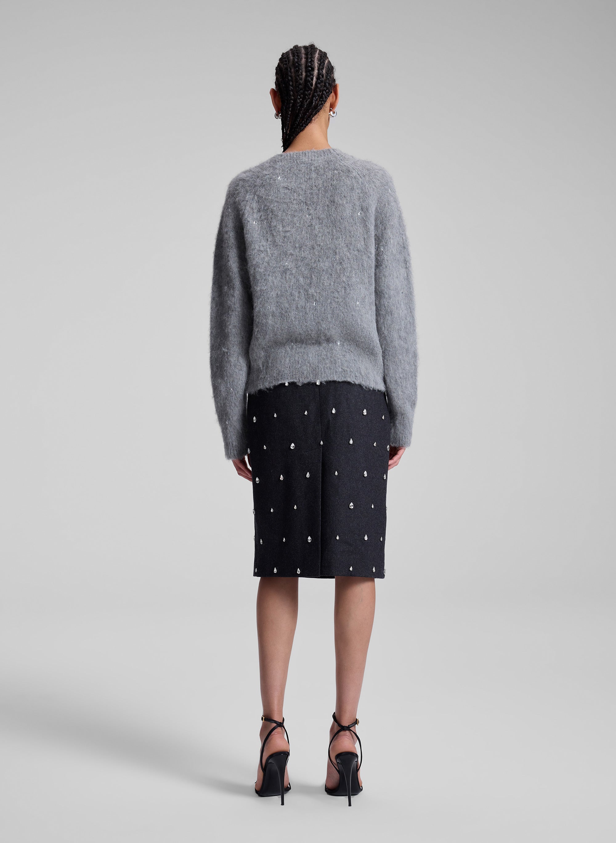 Frankie Wool Cashmere Embellished Sweater