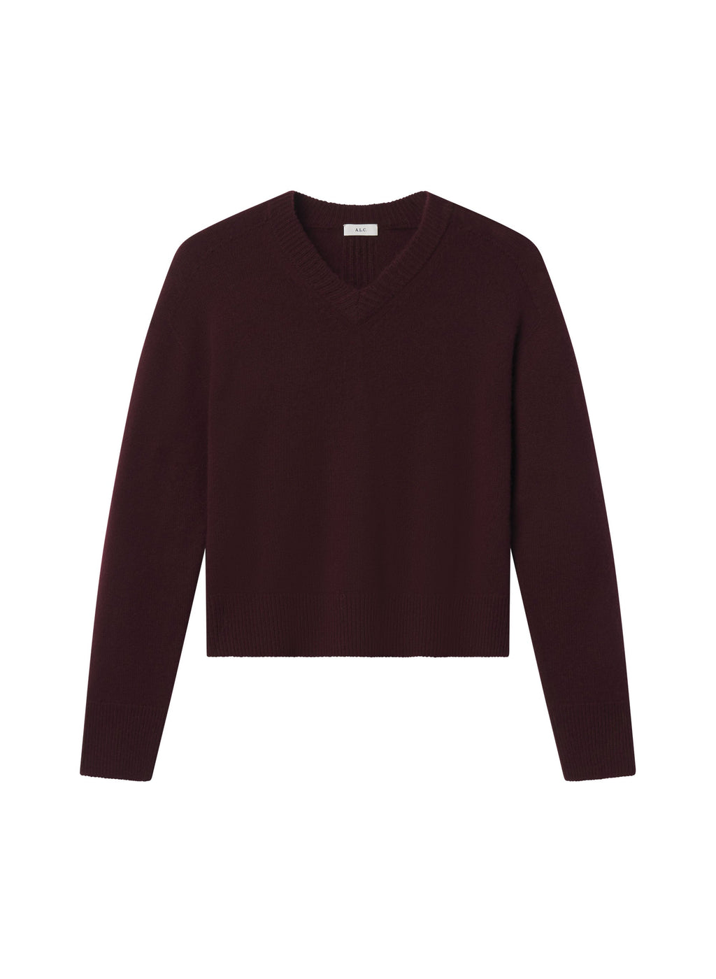 Calven Cashmere V Neck Sweater